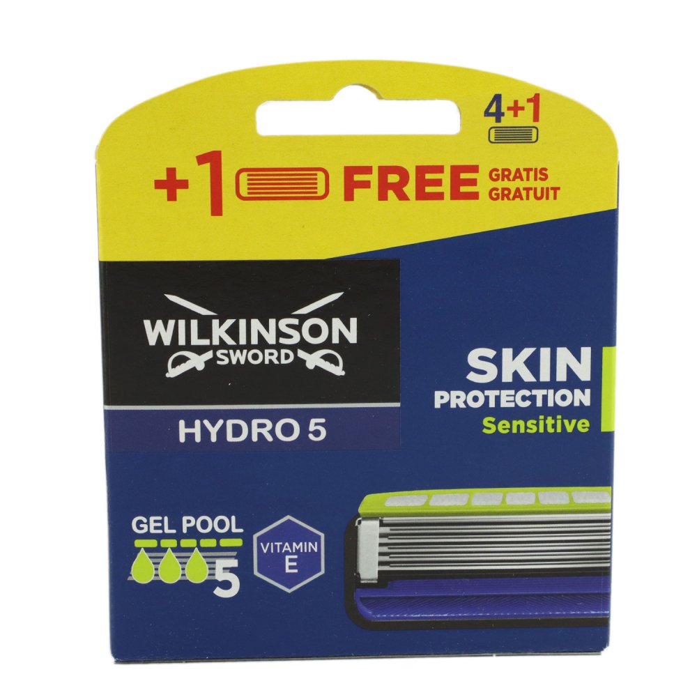 Wilkinson Hydro 5 Skin Protection Sensitive 4+1 Rasierklingen für Männer