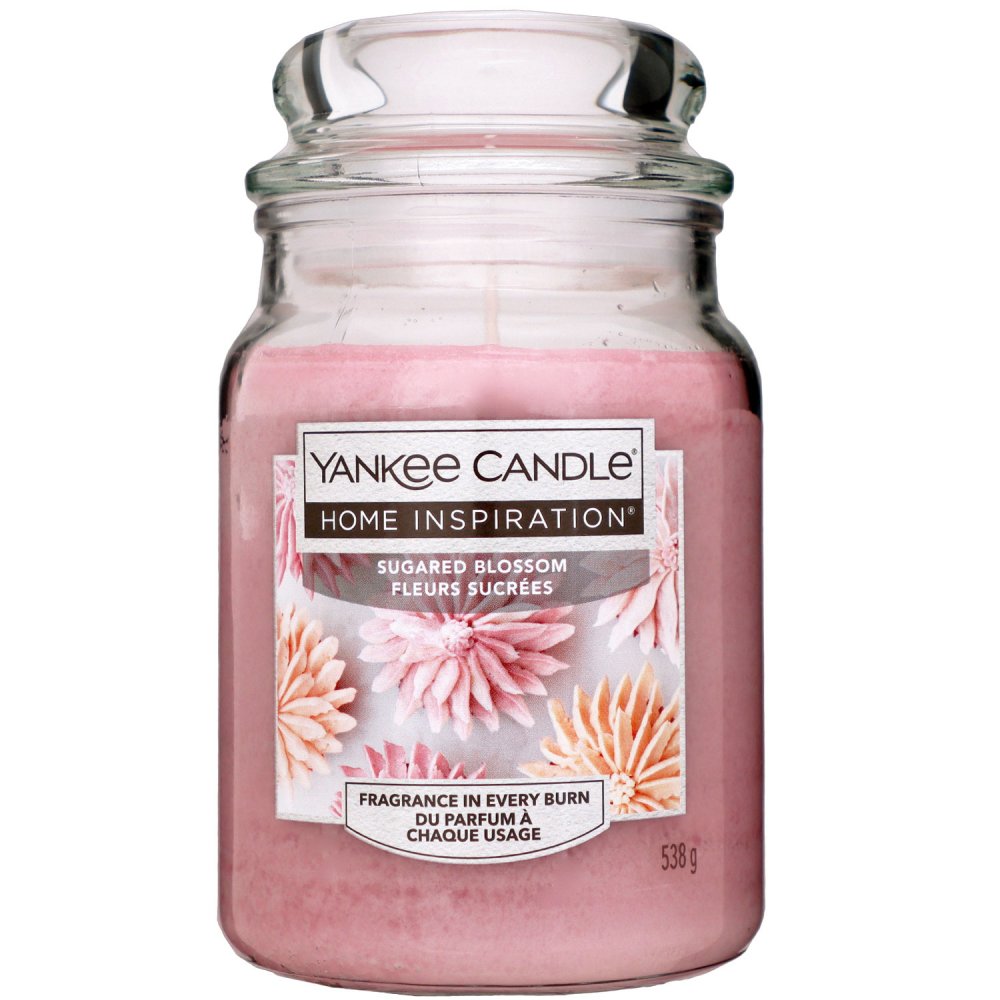 Yankee Candle Home Inspiration Duftkerze Sugared Blossom im Glas 538 g Housewarmer