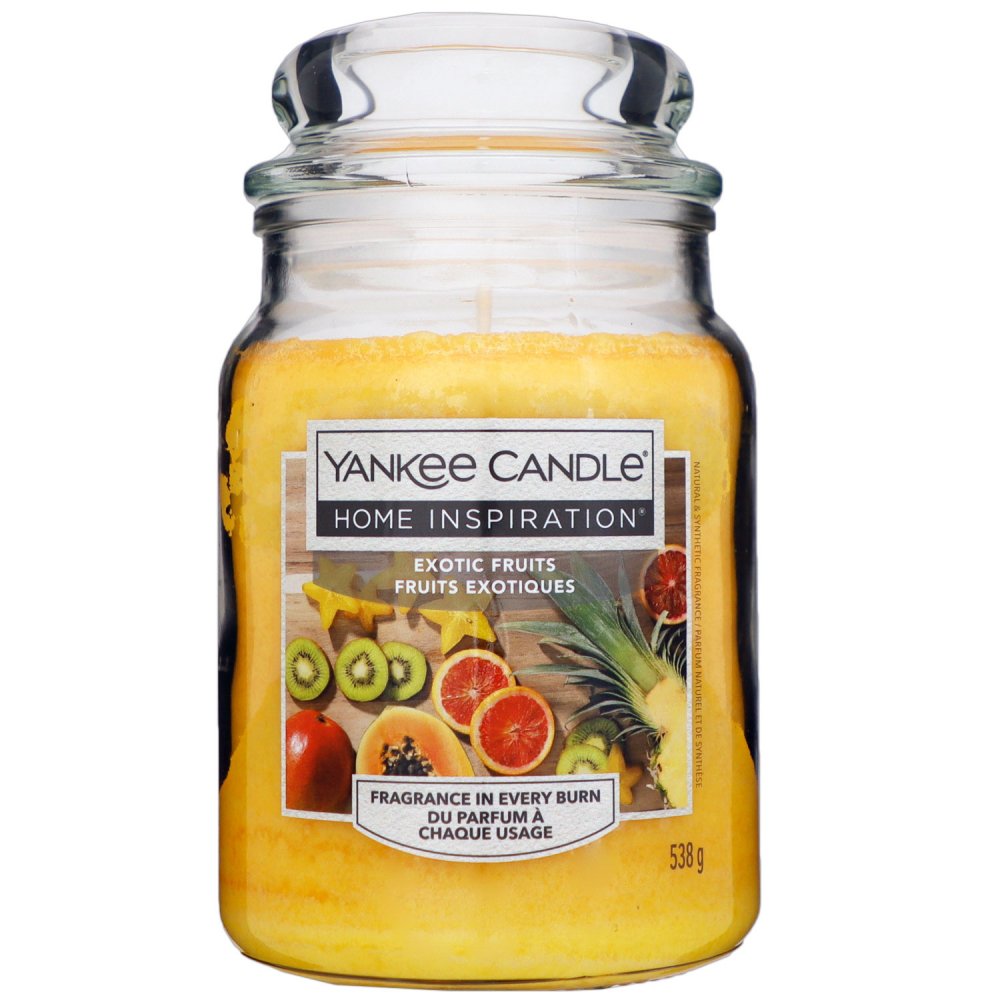 Yankee Candle Home Inspiration Duftkerze Exotic Fruits im Glas 538 g Housewarmer