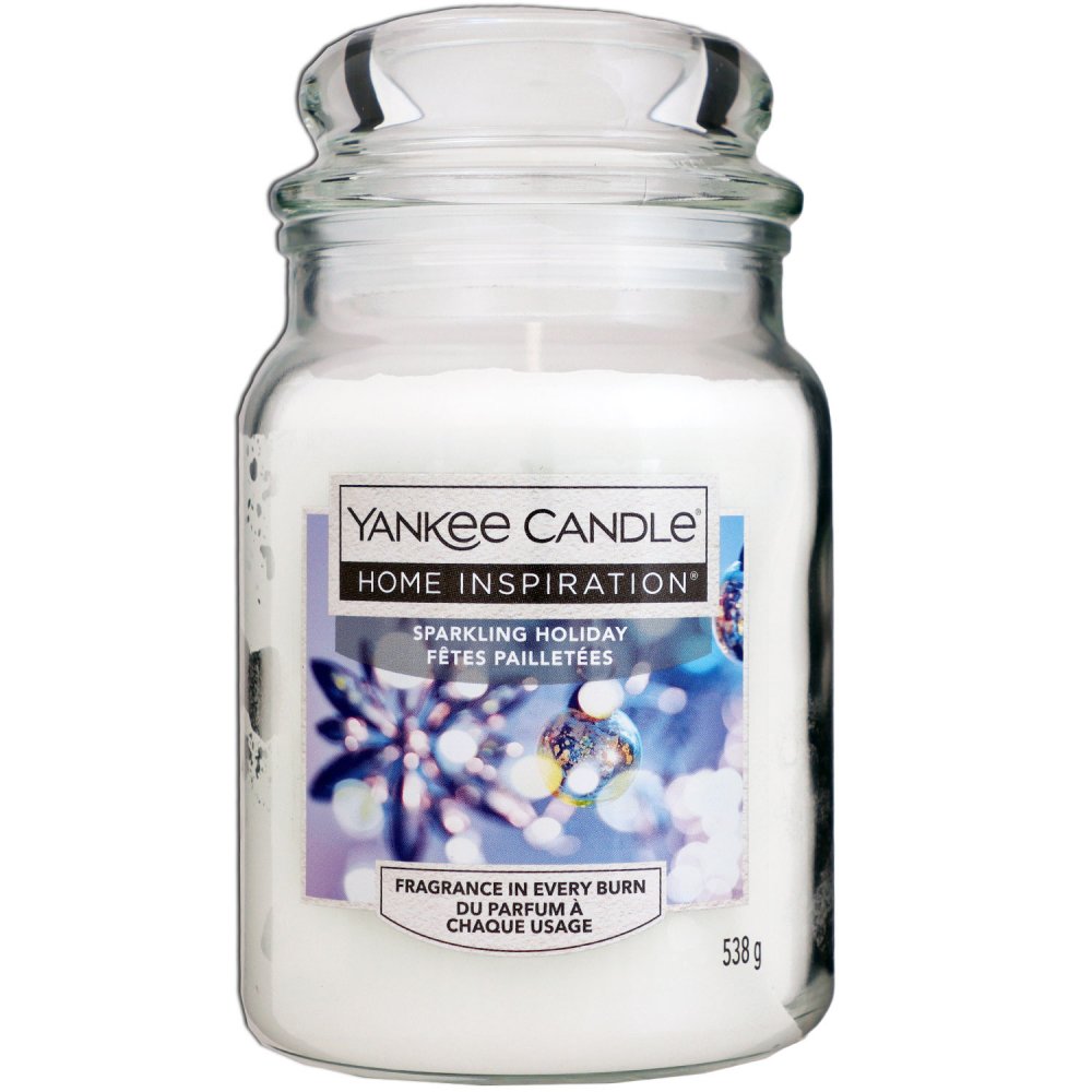 Yankee Candle Home Inspiration Duftkerze Sparkling Holiday im Glas 538 g Housewarmer