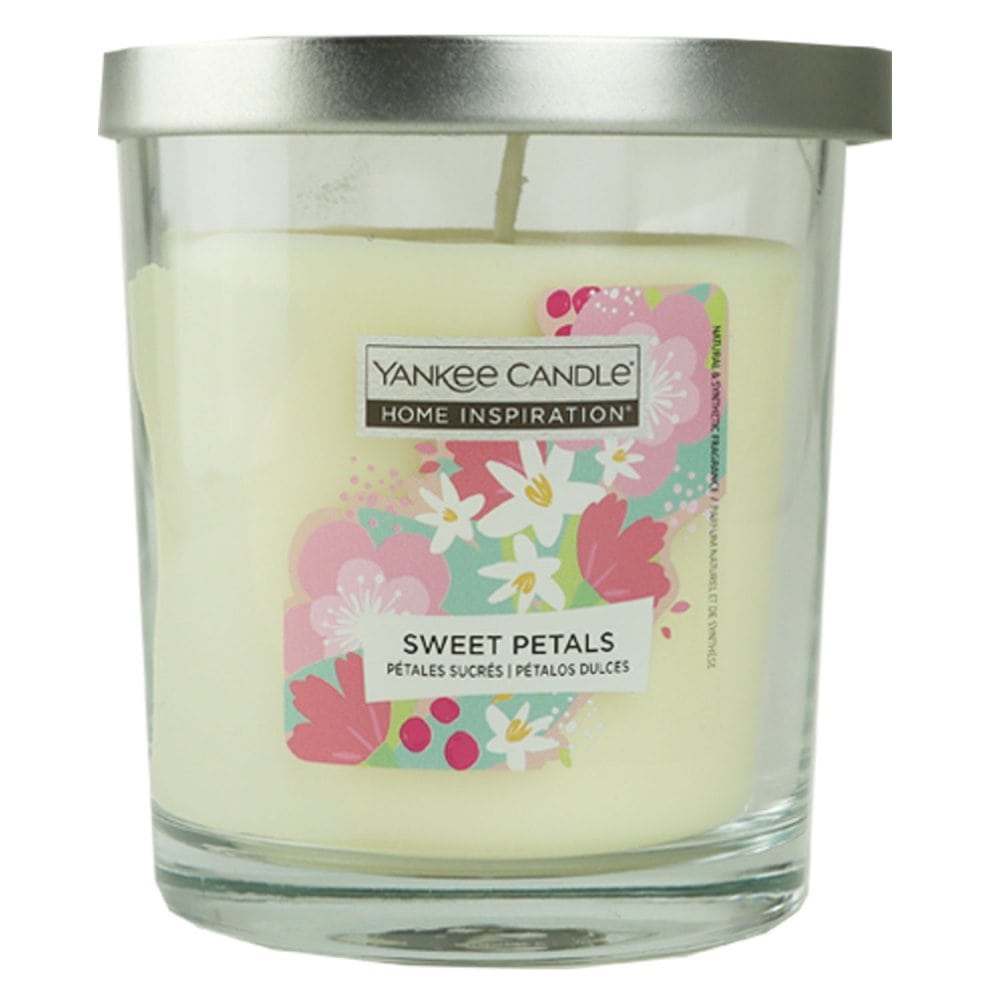 Yankee Candle Home Inspiration Duftkerze Sweet Petals im Glas 200 g Housewarmer