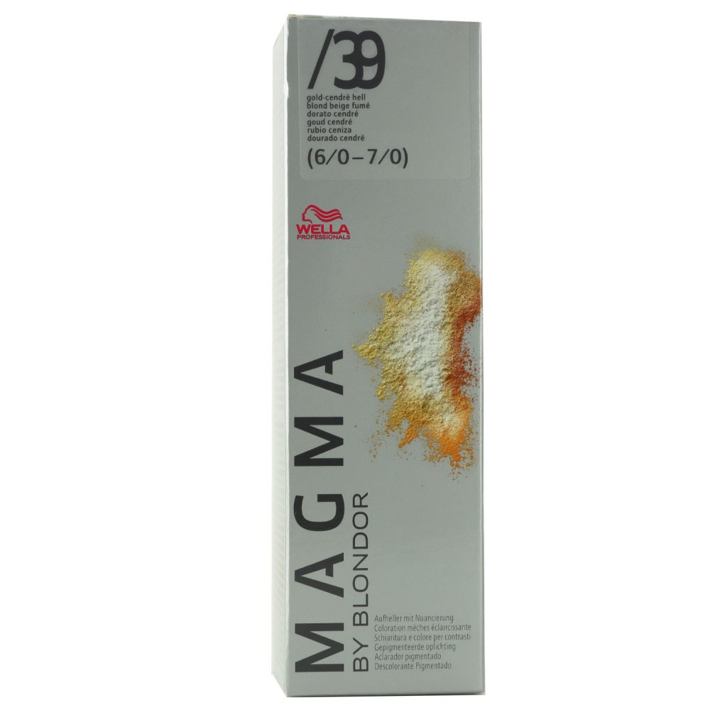 Wella Magma 120g /39 gold-cendre hell aufhellende Strähnen-Haarfarbe