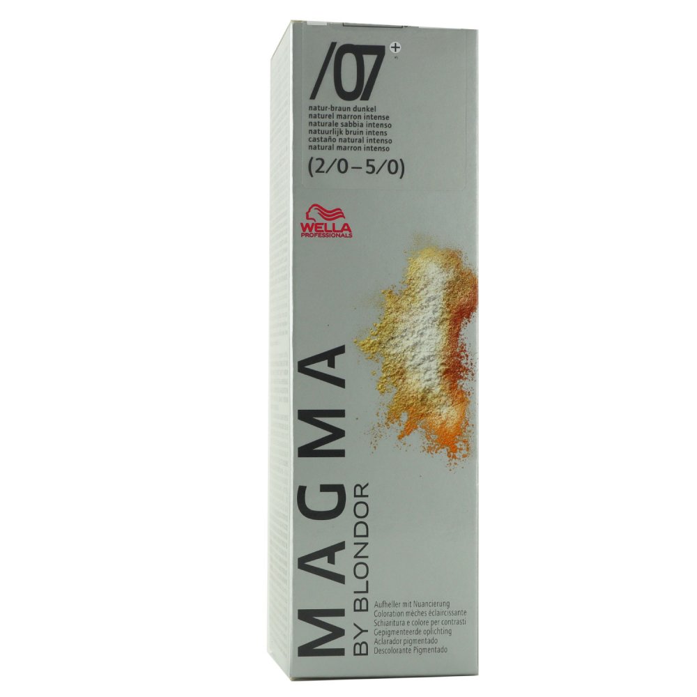 Wella Magma 120g /07+ natur-braun dunkel aufhellende Strähnen-Haarfarbe