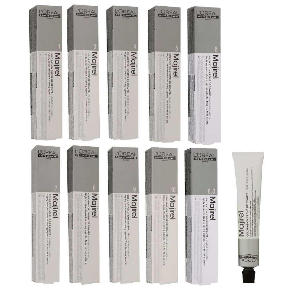 Loreal Professionnel Majirel 50 ml Haarfarbe freie Farbwahl Permanente Haarfarbe