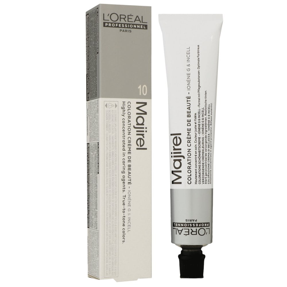 Loreal Professionnel Majirel 50 ml Haarfarbe 10 hell lichtblond Permanente Haarfarbe