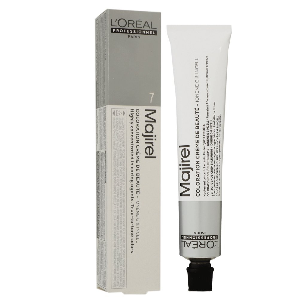Loreal Professionnel Majirel 50 ml Haarfarbe 7 mittelblond Permanente Haarfarbe