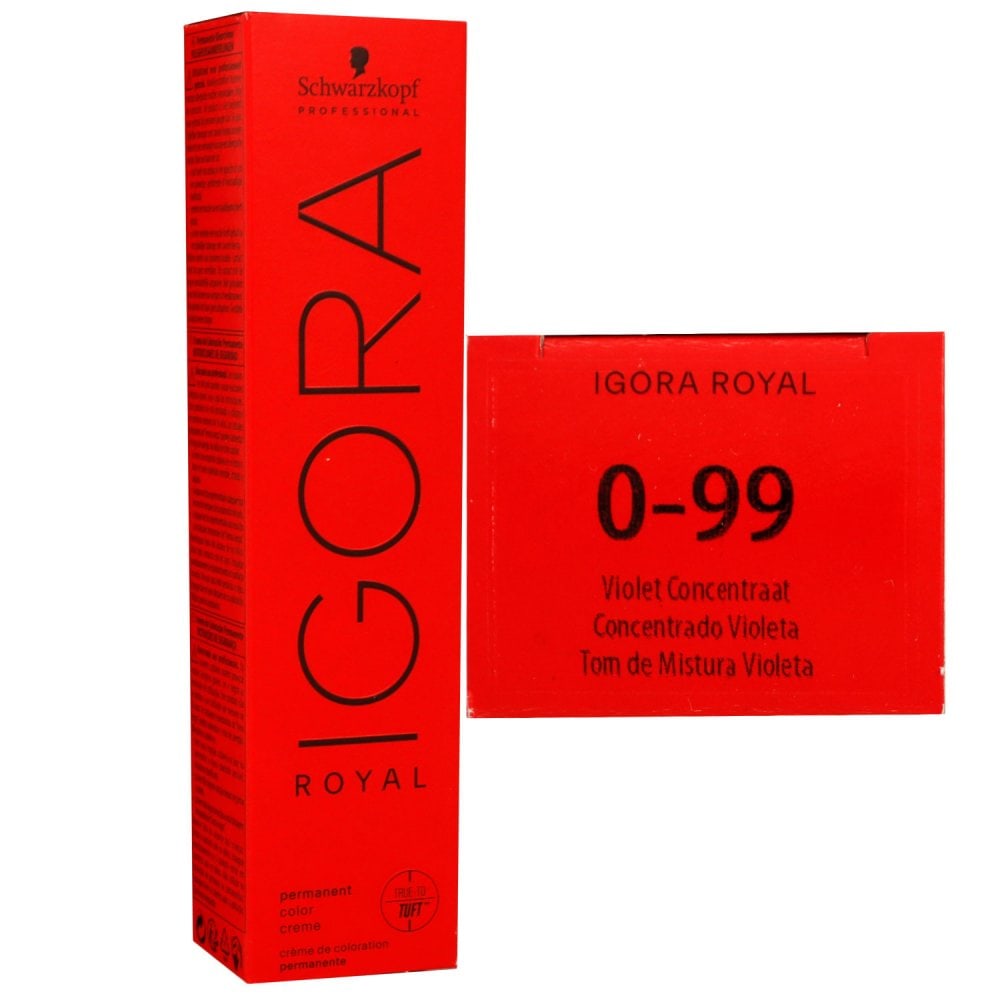 Schwarzkopf Igora Royal 60 ml 0-99 violett konzentrat Haarfarbe Cremefarbe