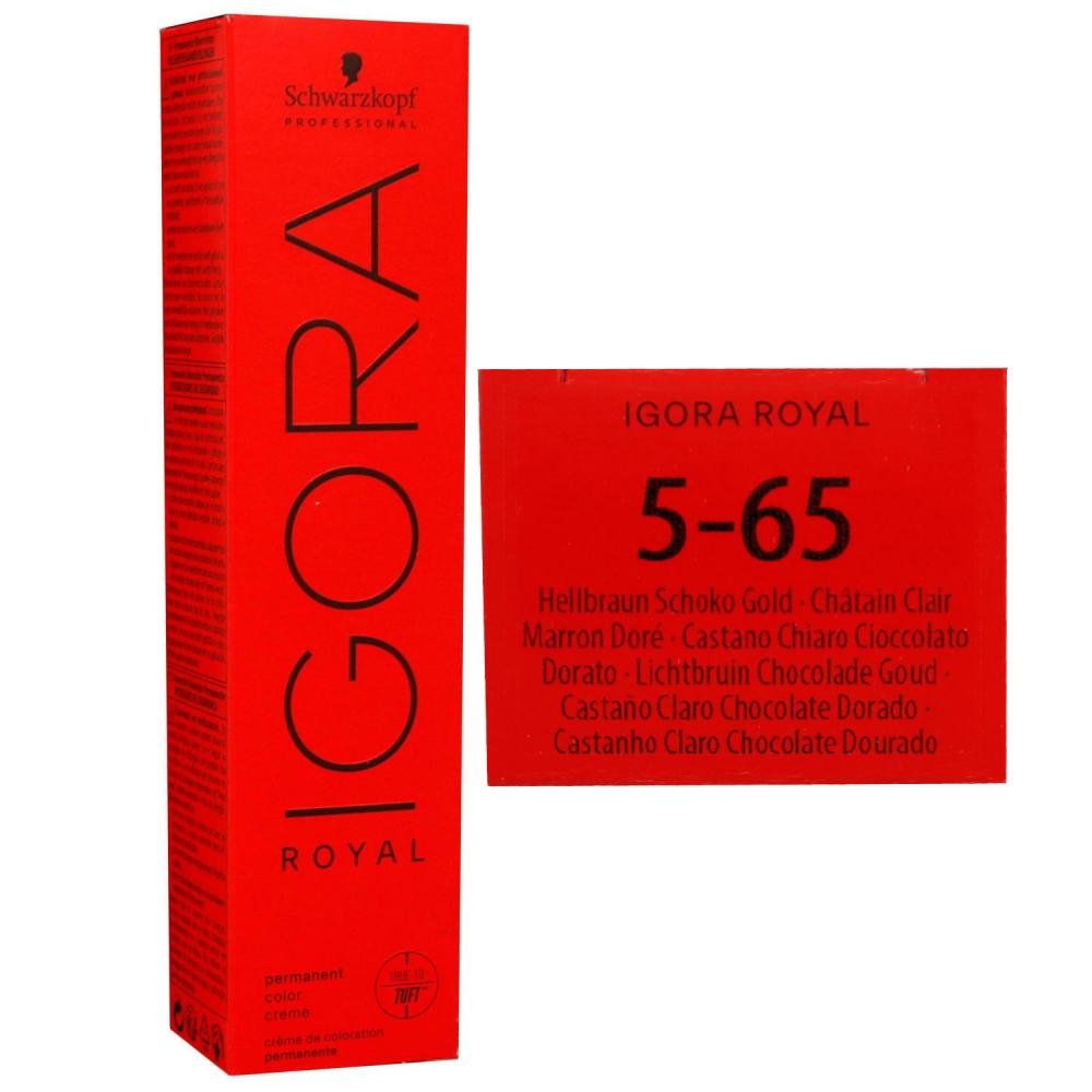 Schwarzkopf Igora Royal 60 ml 5-65 hellbraun schoko gold Haarfarbe Cremefarbe