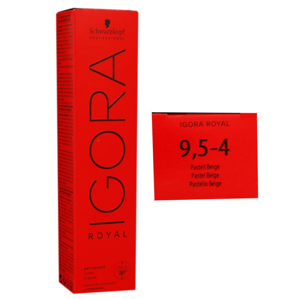 Schwarzkopf Igora Royal 60 ml 9,5-4 beige Haarfarbe Cremefarbe