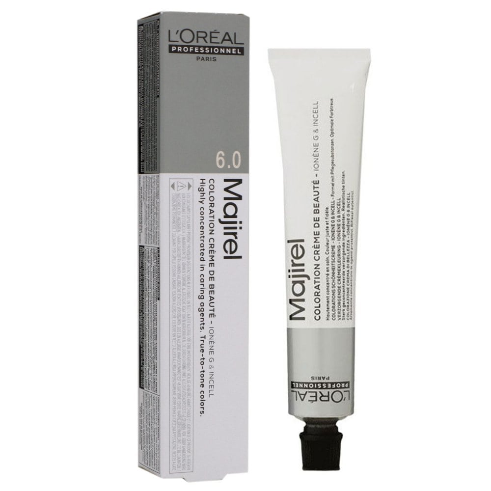 Loreal Professionnel Majirel 50 ml Haarfarbe 6.0 dunkelblond intensiv Permanente Haarfarbe