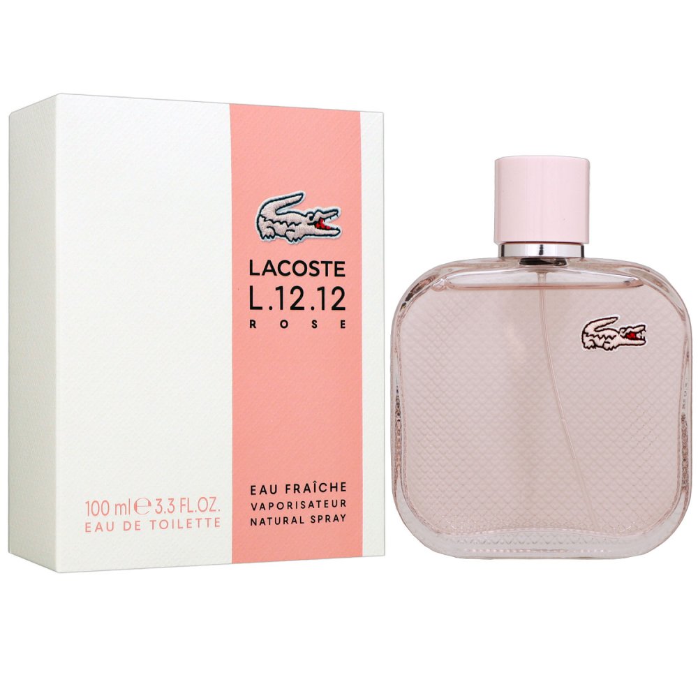 Lacoste L.12.12 Rose Eau Fraiche 100 ml Eau de Toilette EDT Damenduft