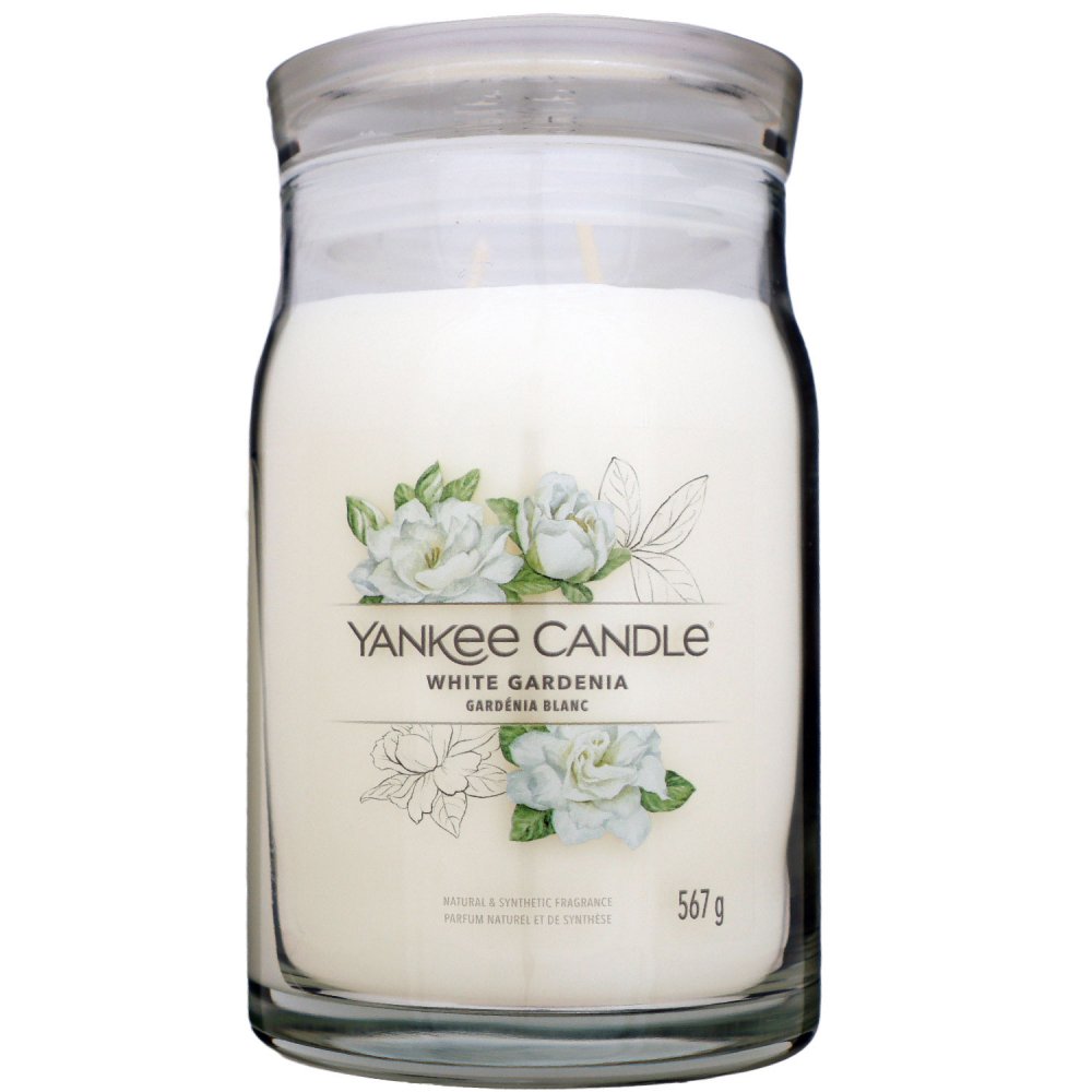 Yankee Candle Signature White Gardenia 2 Docht Duftkerze im Glas 567 g Housewarmer