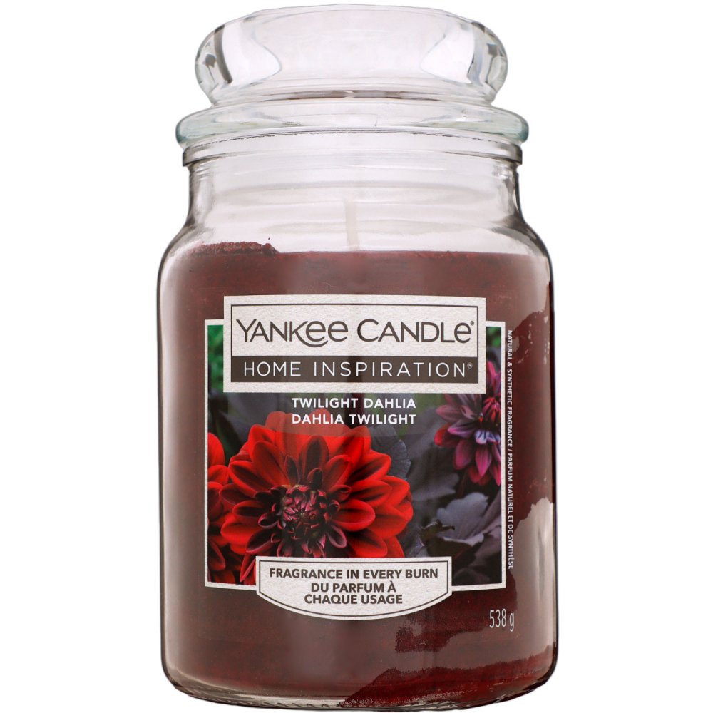 Yankee Candle Home Inspiration Duftkerze Twilight Dahlia im Glas 538 g Housewarmer