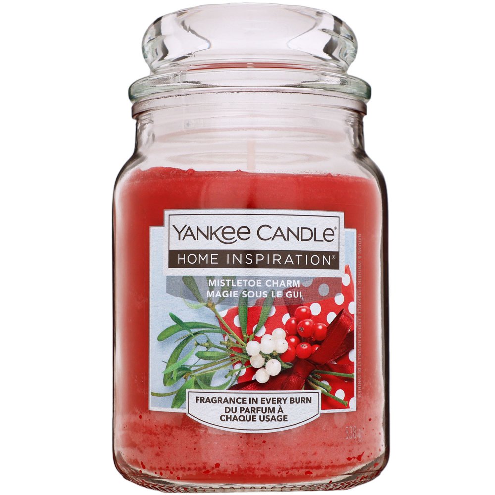 Yankee Candle Home Inspiration Duftkerze Mistletoe Charm im Glas 538 g Housewarmer
