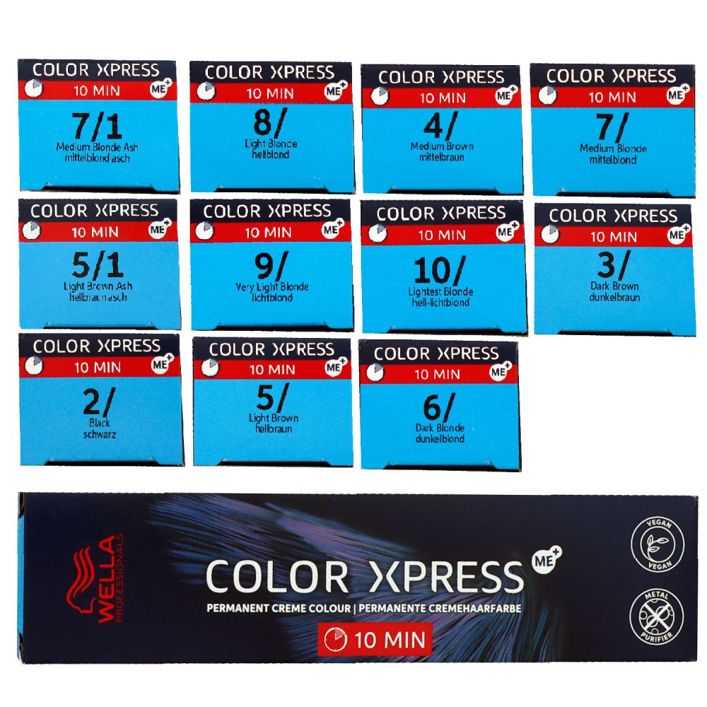 Wella Color Xpress 60 ml Haarfarbe - freie Farbwahl