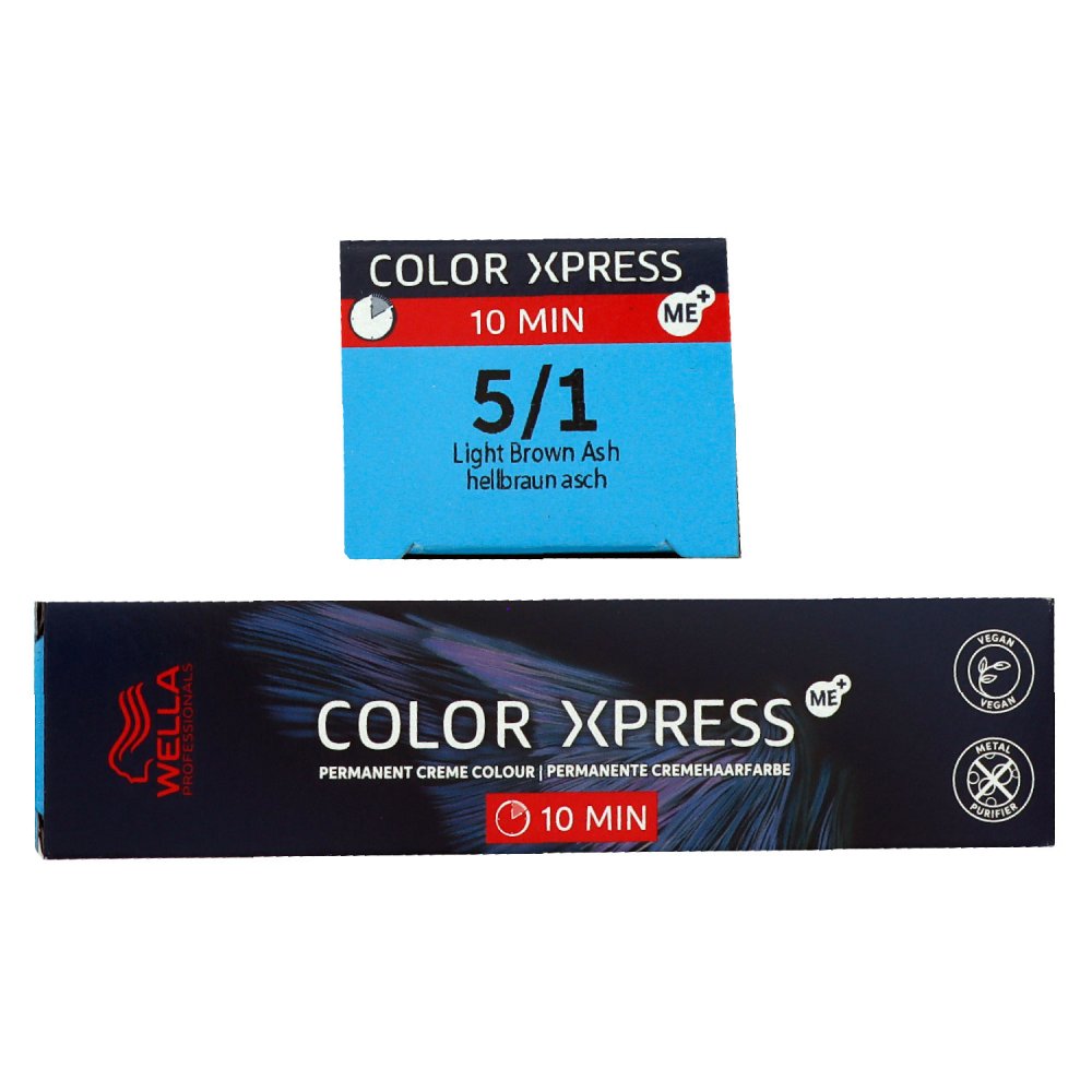 Wella Color Xpress 60 ml 5/1 hellbraun asch Haarfarbe