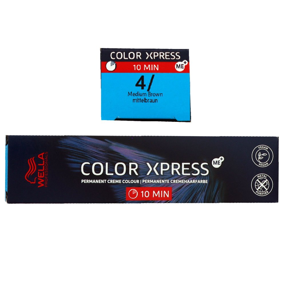 Wella Color Xpress 60 ml 4/ mittelbraun Haarfarbe