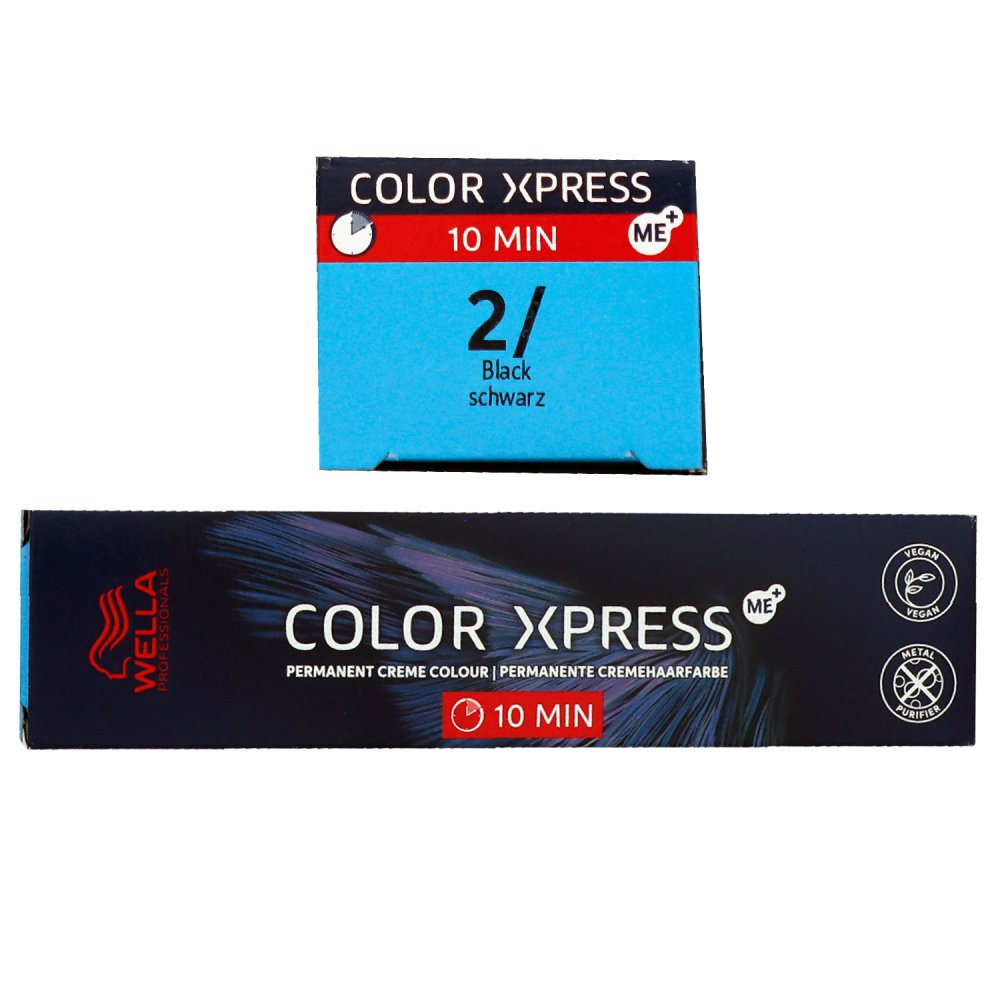 Wella Color Xpress 60 ml 2/ schwarz Haarfarbe