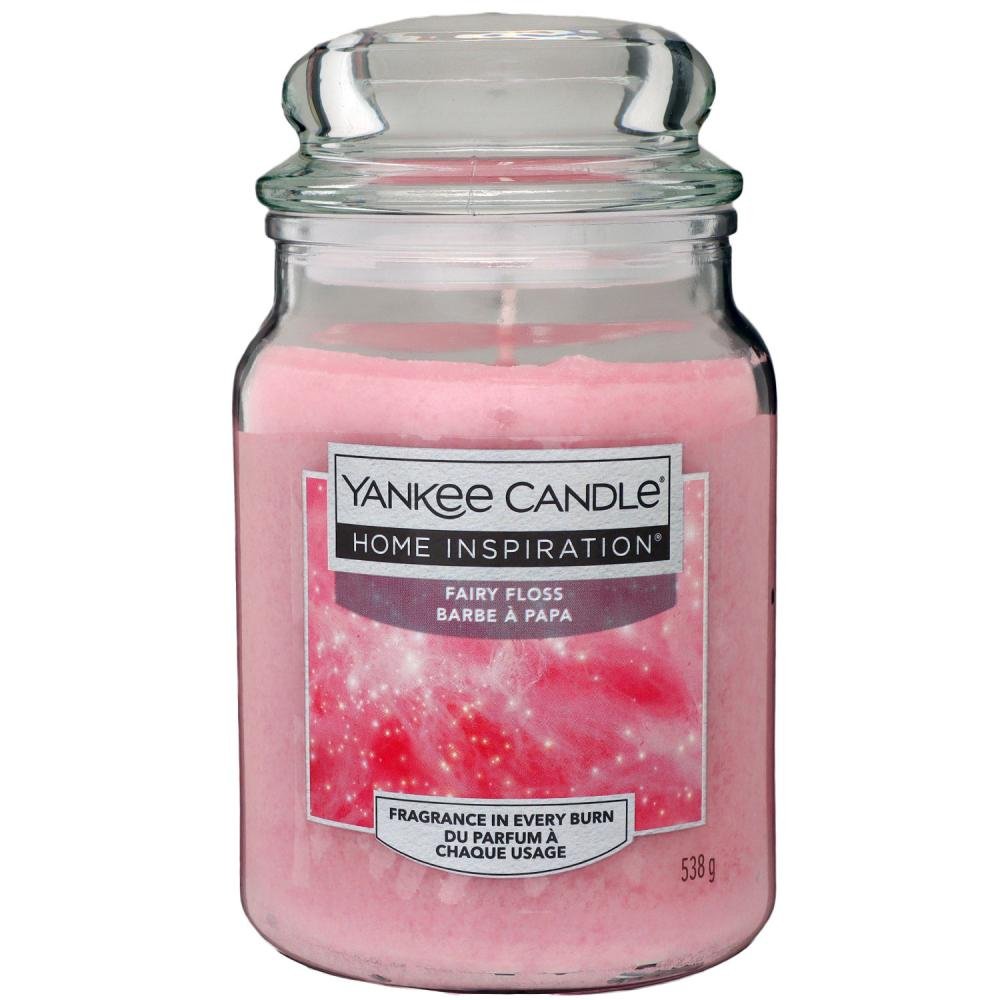 Yankee Candle Home Inspiration Duftkerze Fairy Floss im Glas 538 g Housewarmer