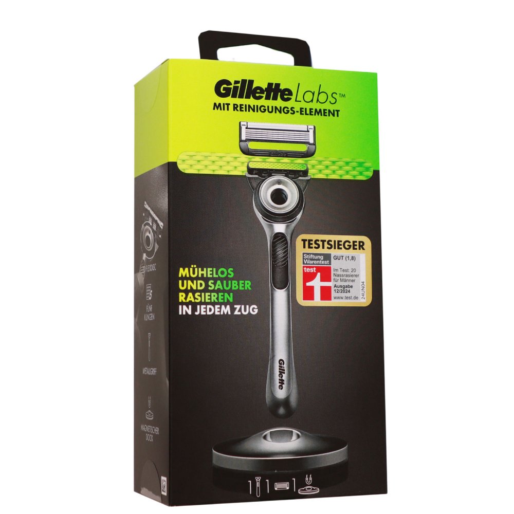 Gillette Labs Rasierer mit magnetischem Doc für Männer