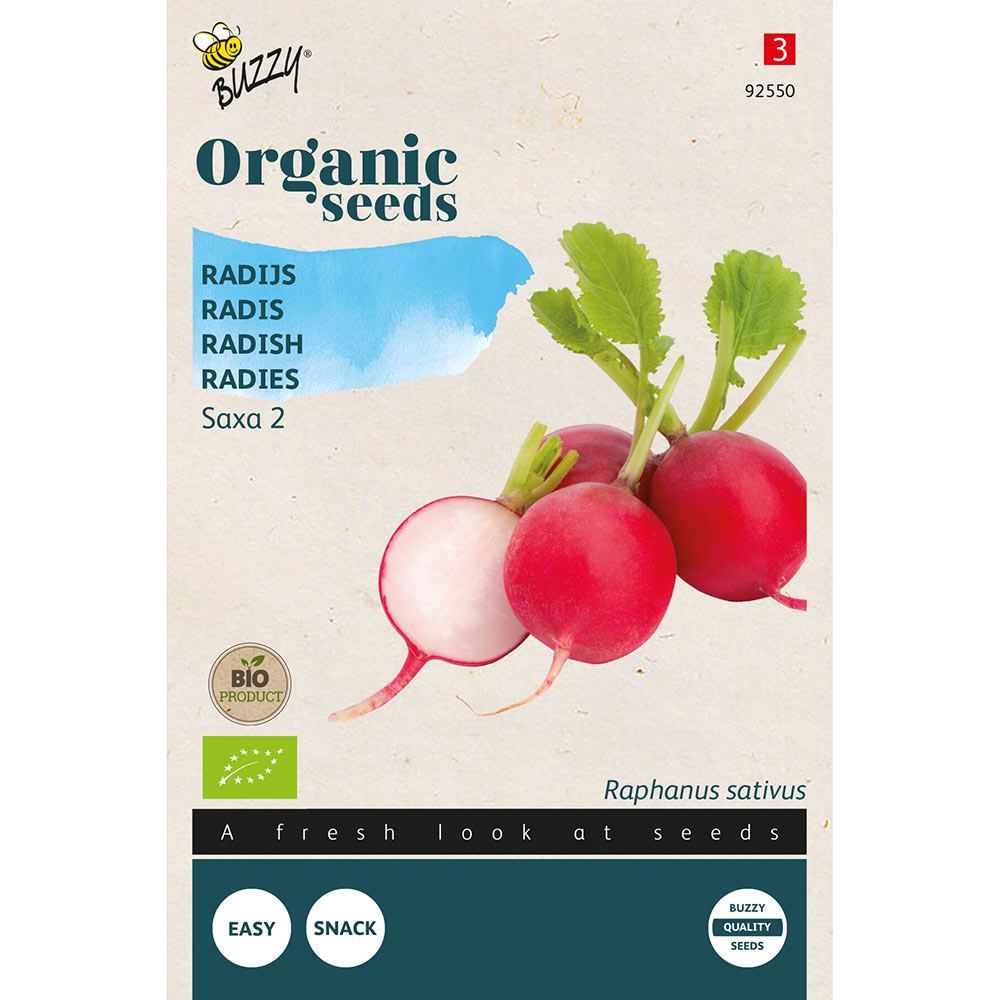 Buzzy® Organic Radieschen Saxa 2 (BIO) | Buzzy Bio Organic
