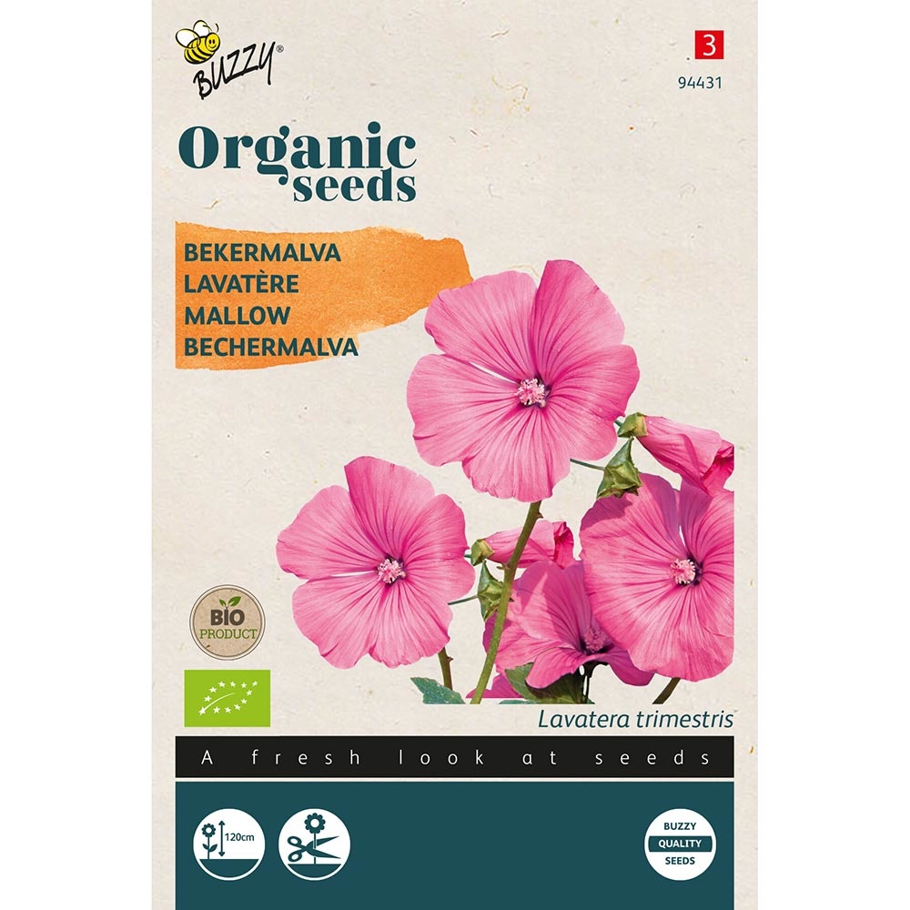 Buzzy® Organic Bechermalva rose/rot (BIO) | Buzzy Bio Organic