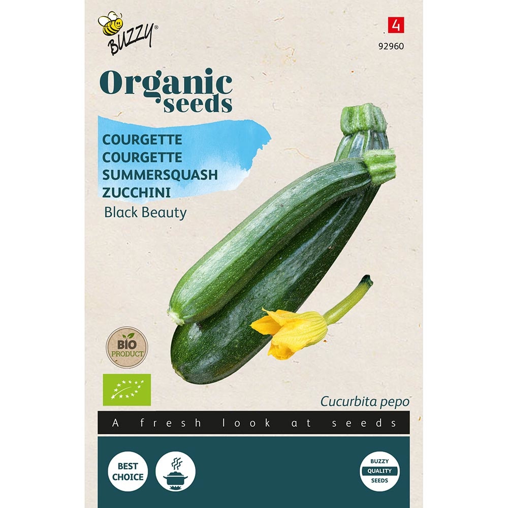 Buzzy® Organic Zucchini Black Beauty (BIO) | Buzzy Bio Organic