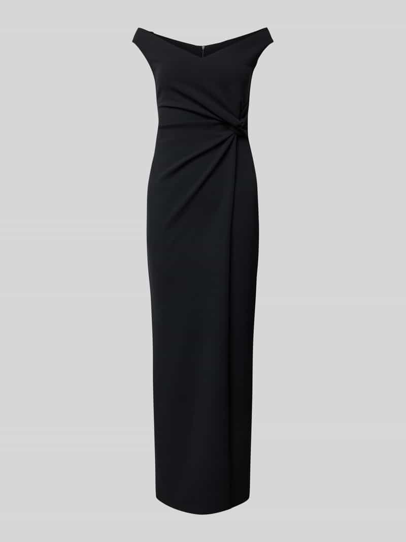Abendkleid mit Knotendetail