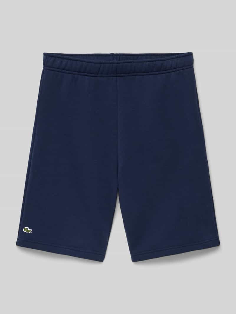 Lacoste Sweatshorts mit elastischem Bund in Marine, Größe 152