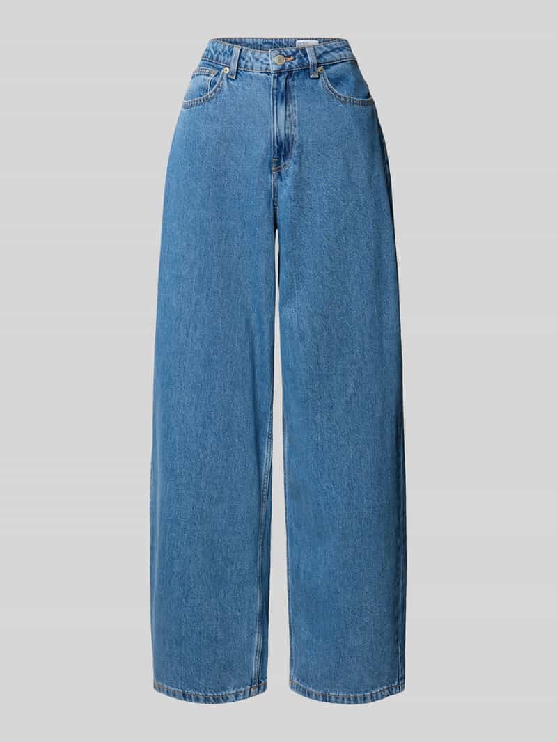 Vero Moda Loose Fit Jeans aus reiner Baumwolle Modell 'ESTELLE' in Jeansblau, Größe 25/32