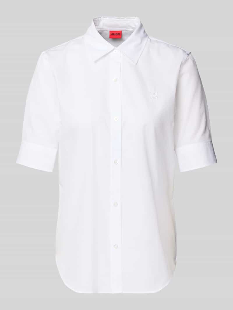 Hemdbluse mit 1/2-Ärmel