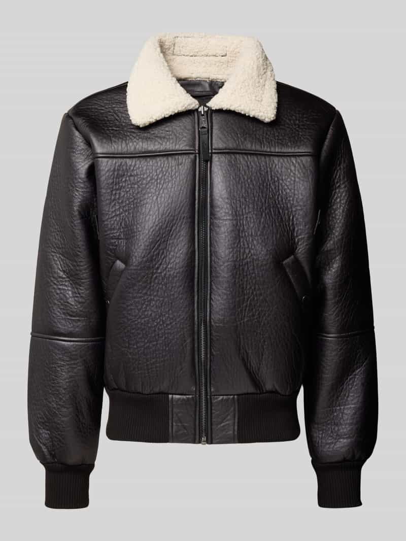 Alpha Industries Jacke mit Reißverschluss in Black, Größe XXXL