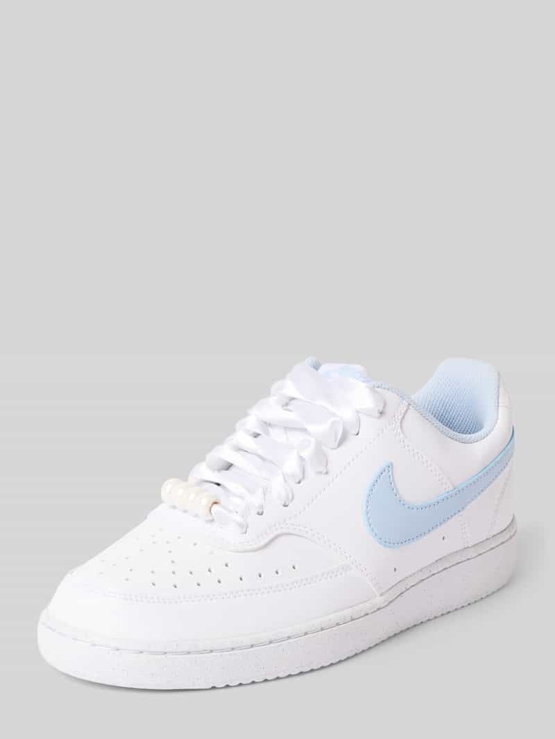 Nike Sneaker mit Perlenbesatz Modell 'Air Force 1' in Weiss, Größe 37,5