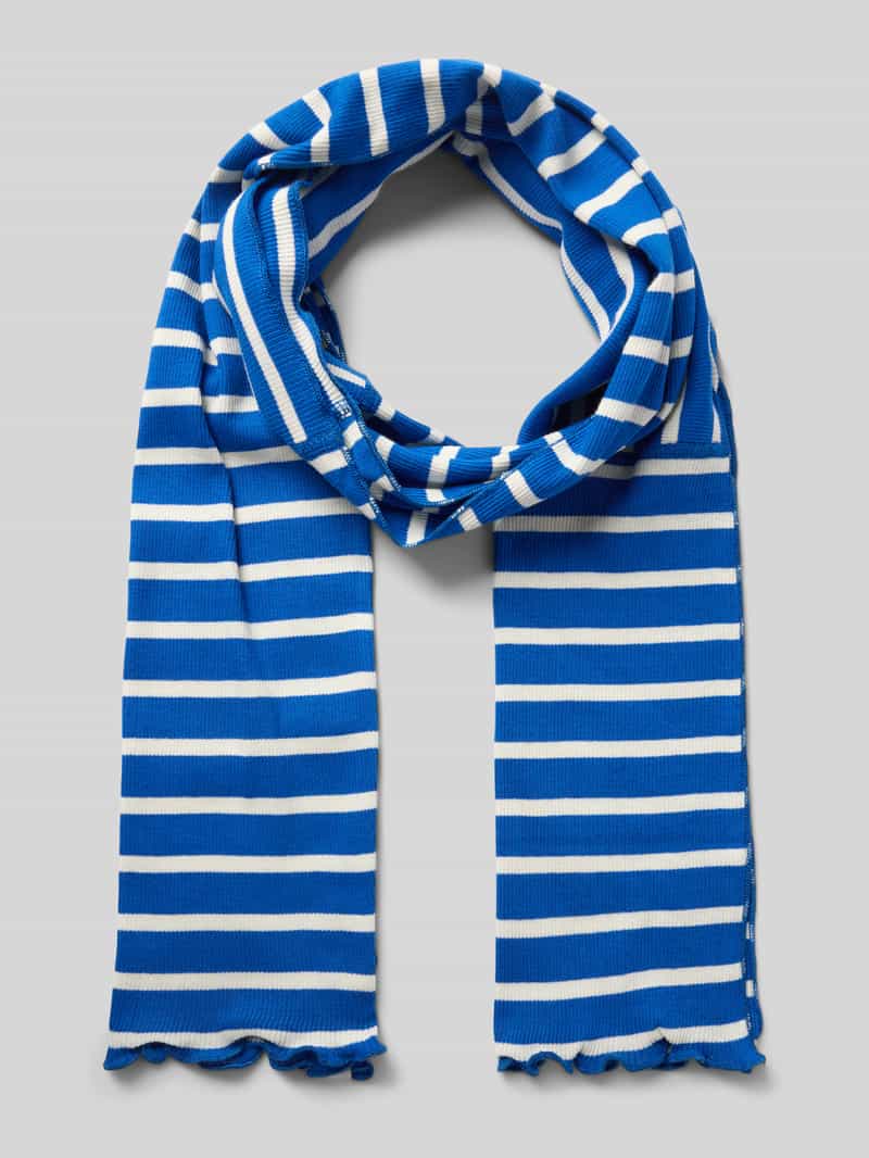 Schal mit Wellensaum Modell 'Thea'