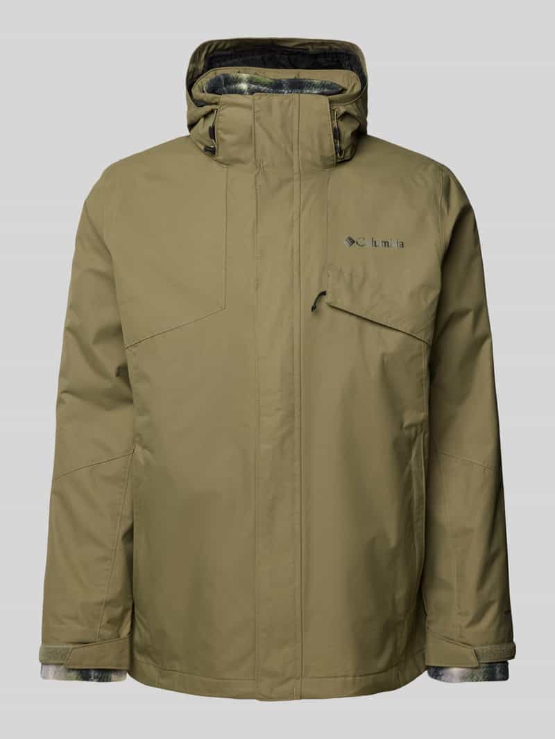 COLUMBIA Funktionsjacke mit Label-Print Modell 'BUGABOO' in Oliv, Größe XL