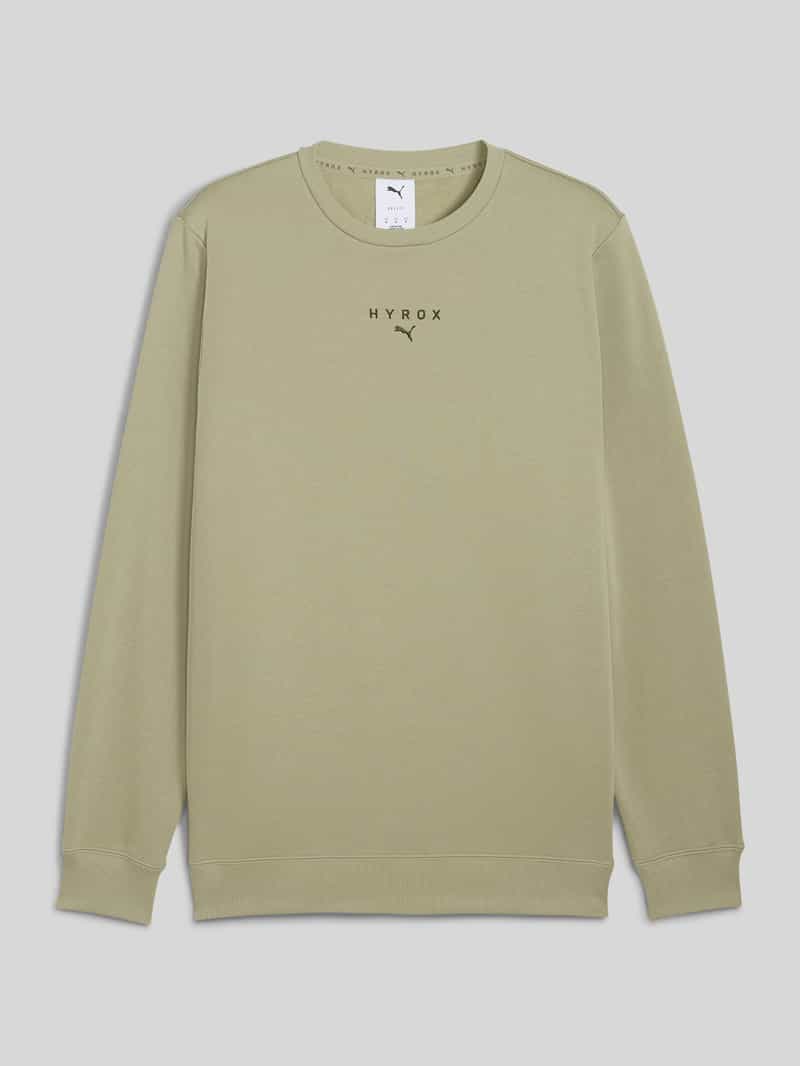 PUMA PERFORMANCE PUMA x HYROX - Regular Fit Sweatshirt aus Baumwoll-Mix in Hellgruen, Größe L