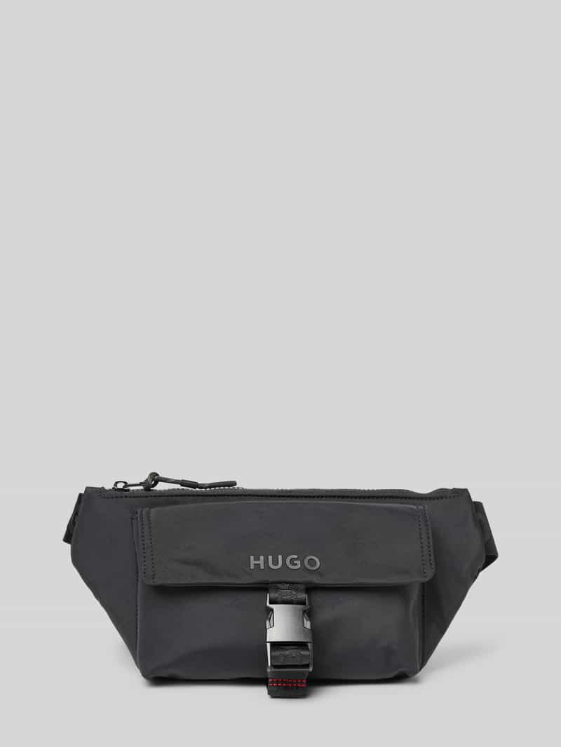 Bauchtasche mit Label-Detail Modell 'Marsel'