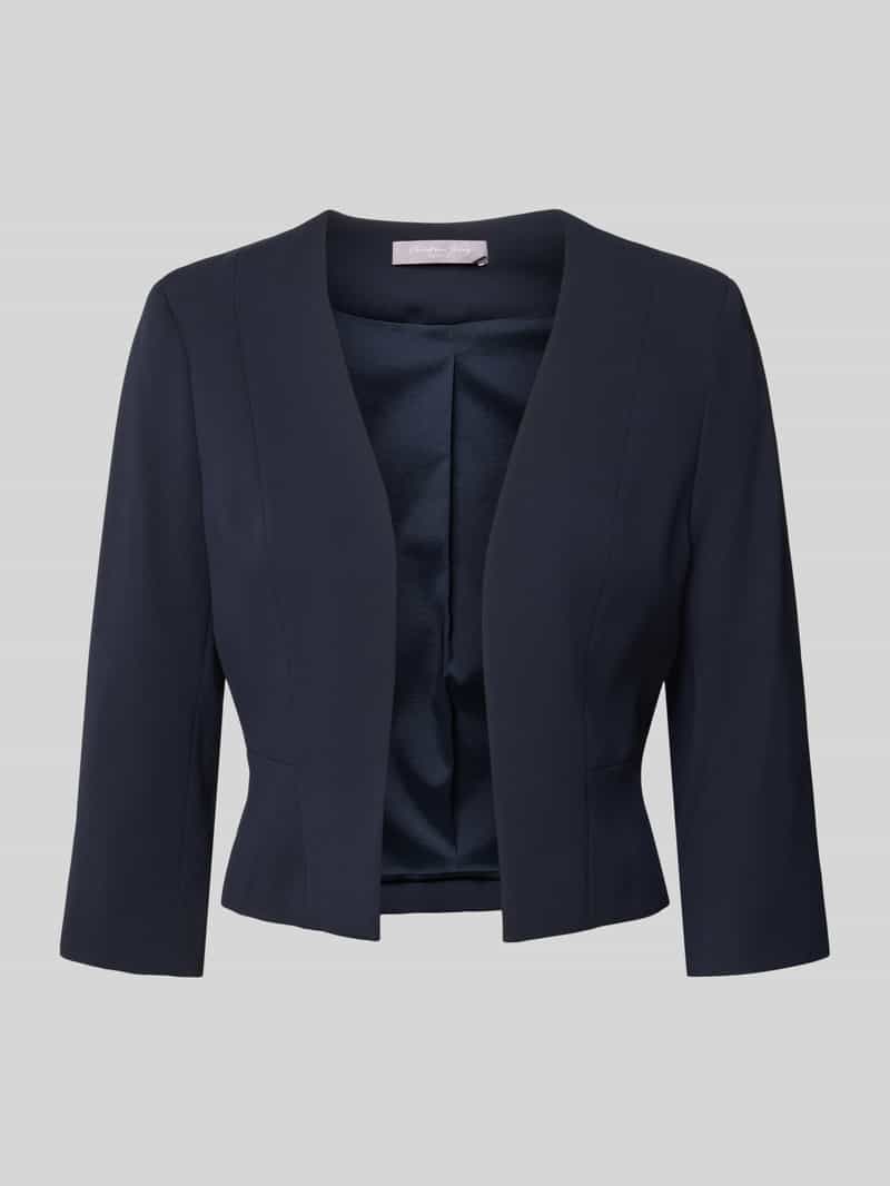 Christian Berg Cocktail Bolero mit 1/2-Ärmel in Marine Melange, Größe 34