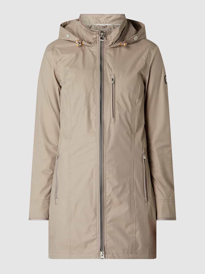 Wellensteyn Shaped Fit Sommerjacke mit Kapuze Modell 'WESTSIDE' in Hellbraun, Größe XS