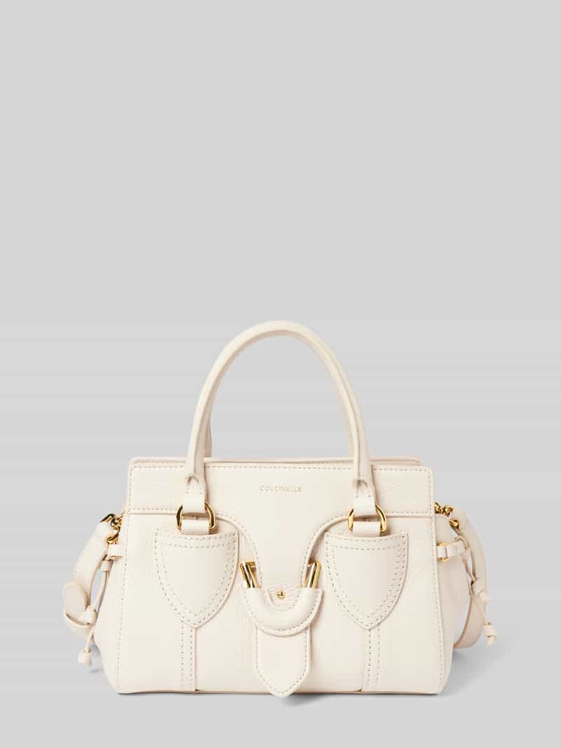 Handtasche mit Label-Print Modell 'YORK'