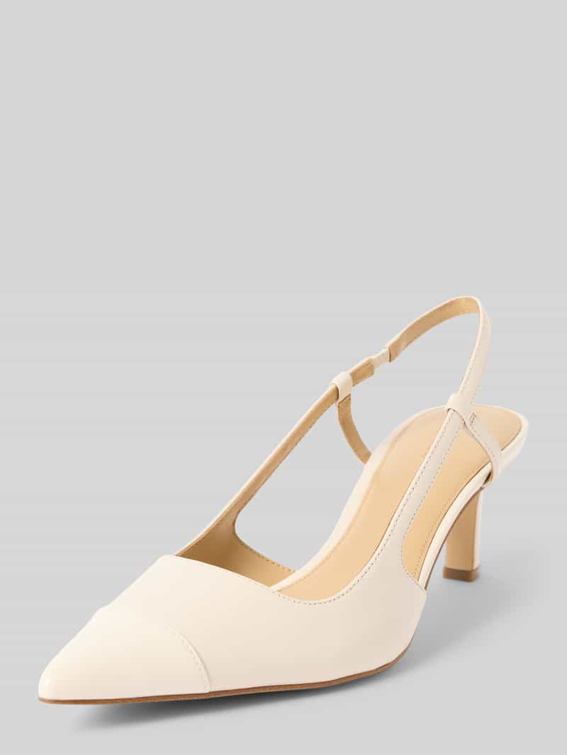 MICHAEL Michael Kors Pumps aus echtem Leder Modell 'Alora' in Offwhite, Größe 1