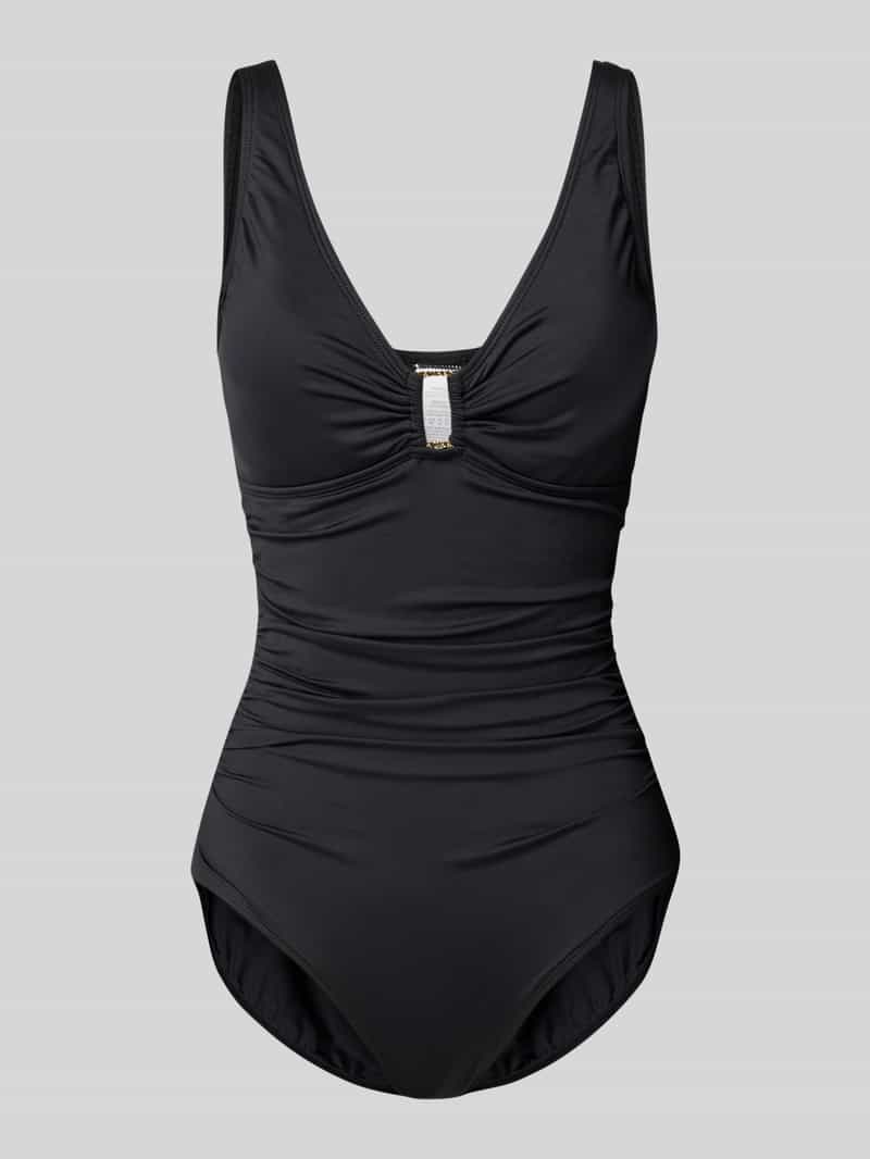 Lauren Ralph Lauren Badeanzug mit herausnehmbaren Cups in Black, Größe XS