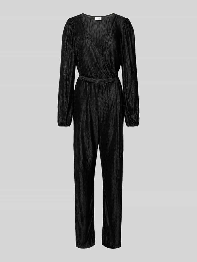 Regular Fit Jumpsuit in Wickel-Optik 'PLUSA'