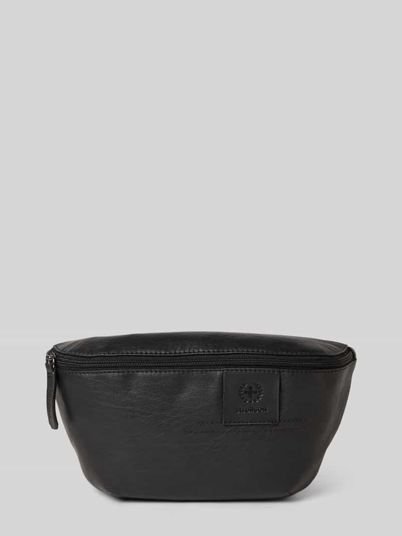 Strellson Bauchtasche aus echtem Leder Modell 'HYDE PARK' in Black, Größe 1