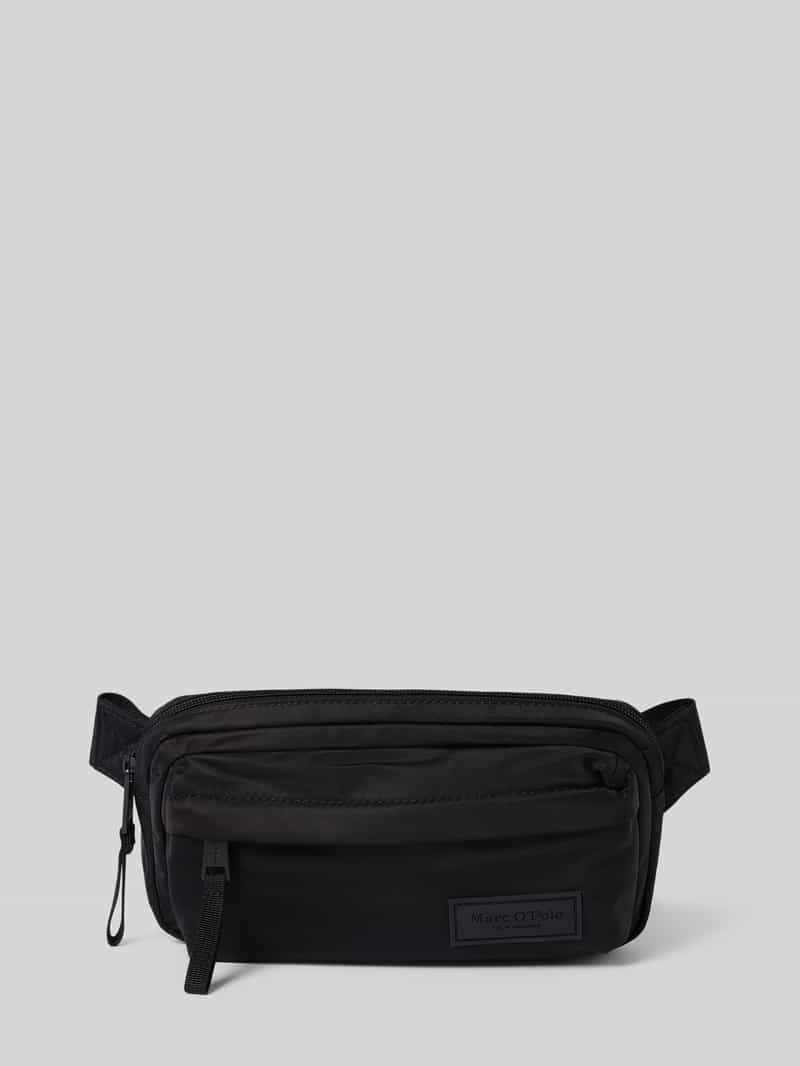 Marc O'Polo Bauchtasche mit Label Patch in Black, Größe 1