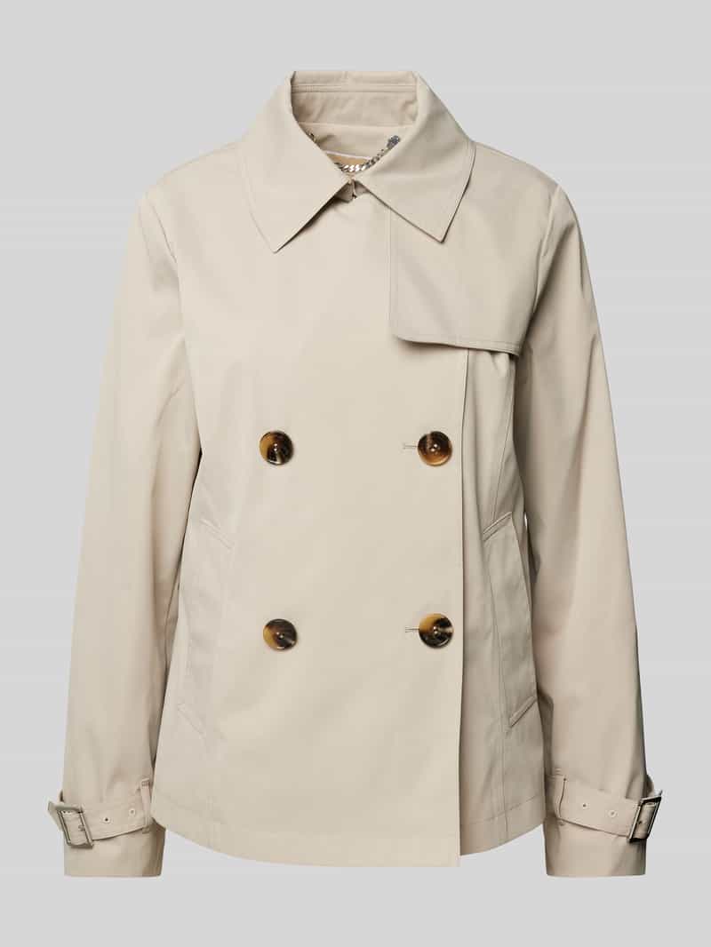MICHAEL Michael Kors Trenchcoat mit Leistentaschen in Sand, Größe XL