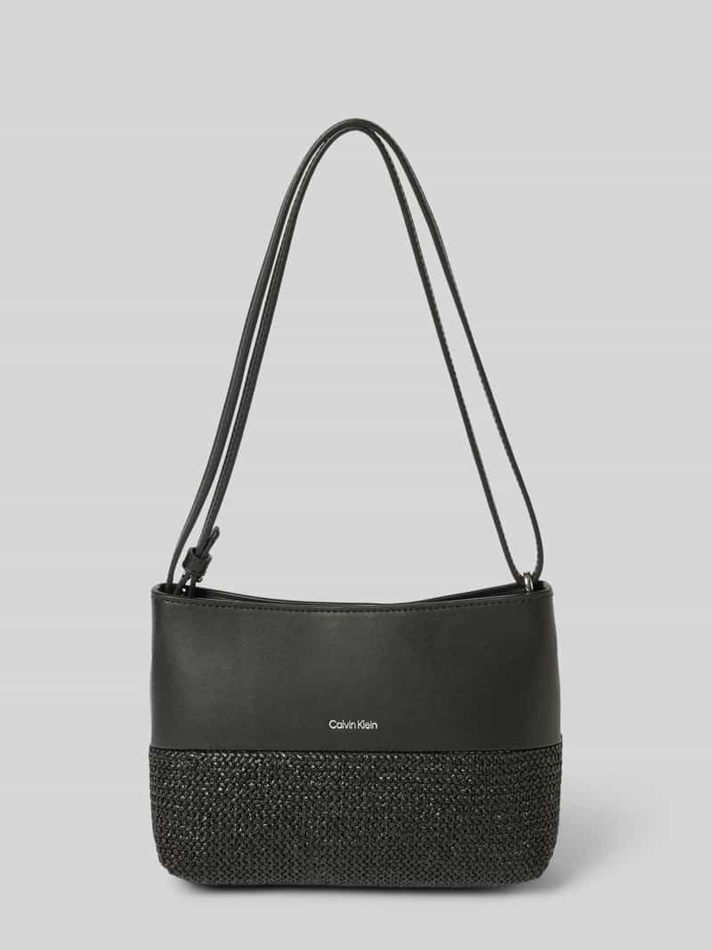 Handtasche mit Label-Print Modell 'MIXMEDIA'