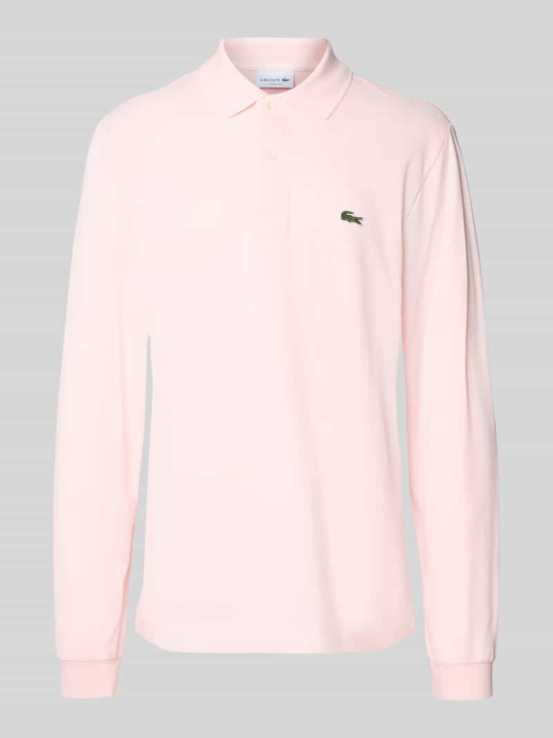Lacoste Regular Fit Poloshirt aus reiner Baumwolle in Rosa, Größe L