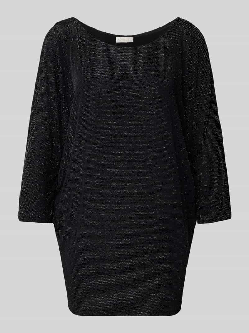 Apricot Longsleeve mit 3/4-Ärmel in Black, Größe L