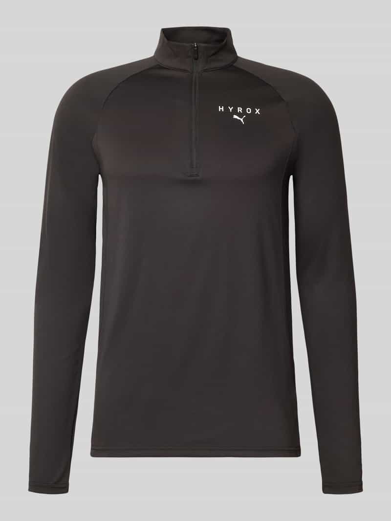 PUMA PERFORMANCE PUMA x HYROX - Regular Fit Longsleeve mit Label-Print in Black, Größe L